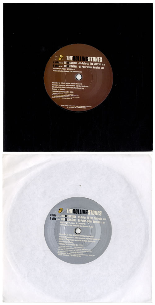 The Rolling Stones Out Of Control Triple Pack 7" vinyl single (7 inch record / 45) UK ROL07OU585297