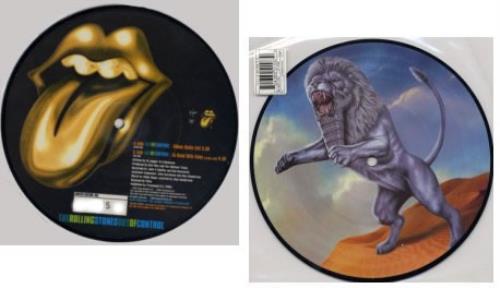 The Rolling Stones Out Of Control 7" vinyl picture disc (7 inch picture disc single) UK ROL7POU221235