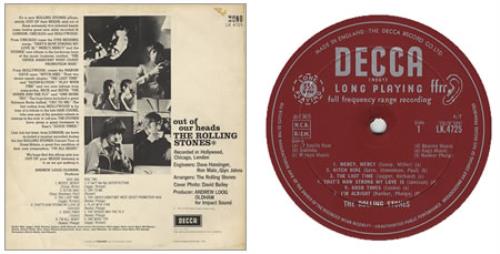 The Rolling Stones Out Of Our Heads - 1st Export - EX vinyl LP album (LP record) UK ROLLPOU212144
