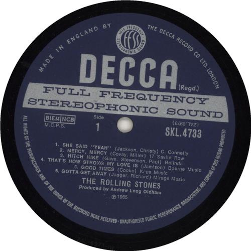 The Rolling Stones Out Of Our Heads - 2nd vinyl LP album (LP record) UK ROLLPOU246315