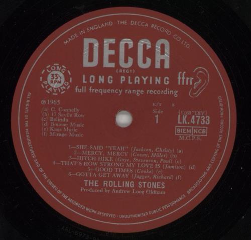 The Rolling Stones Out Of Our Heads - 3rd - EX vinyl LP album (LP record) UK ROLLPOU764287