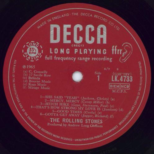 The Rolling Stones Out Of Our Heads - 3rd - VG - MFG Overstock Stickered vinyl LP album (LP record) UK ROLLPOU770068