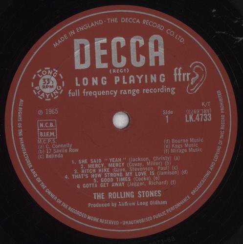 The Rolling Stones Out Of Our Heads - 4th vinyl LP album (LP record) UK ROLLPOU585356