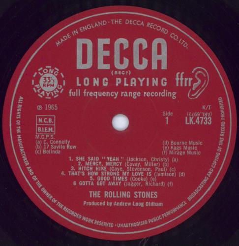 The Rolling Stones Out Of Our Heads - 5th vinyl LP album (LP record) UK ROLLPOU793280