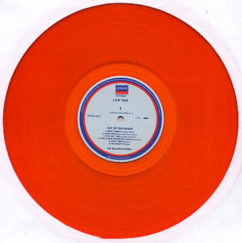 The Rolling Stones Out Of Our Heads - Orange Vinyl vinyl LP album (LP record) Japanese ROLLPOU170930