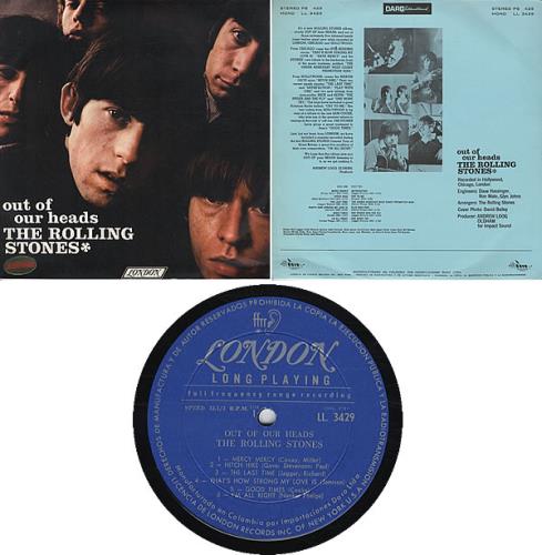 The Rolling Stones Out Of Our Heads vinyl LP album (LP record) Colombian ROLLPOU327259