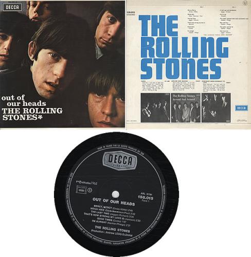 The Rolling Stones Out Of Our Heads vinyl LP album (LP record) French ROLLPOU339802