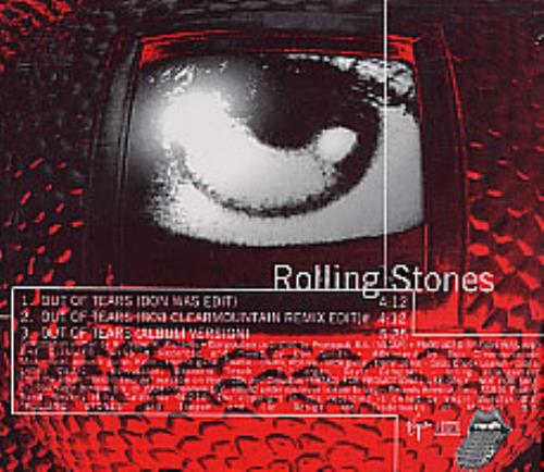 The Rolling Stones Out Of Tears CD single (CD5 / 5") US ROLC5OU34303