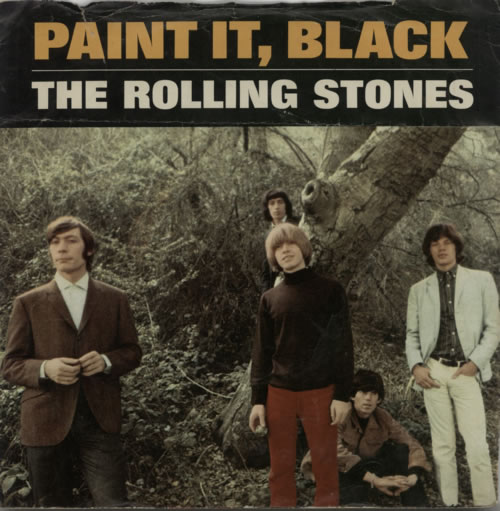 The Rolling Stones Paint It, Black + Picture Sleeve 7" vinyl single (7 inch record / 45) US ROL07PA610312