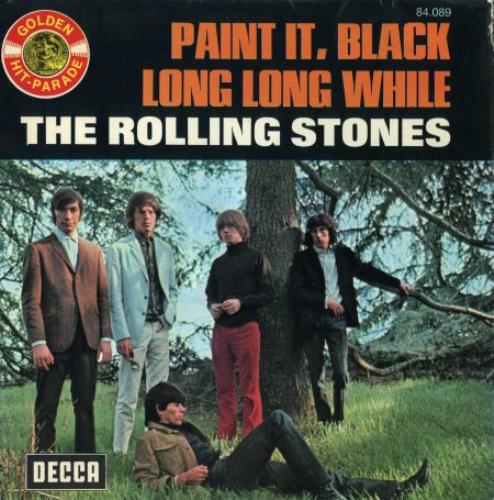 The Rolling Stones Paint It, Black 7" vinyl single (7 inch record / 45) French ROL07PA376347