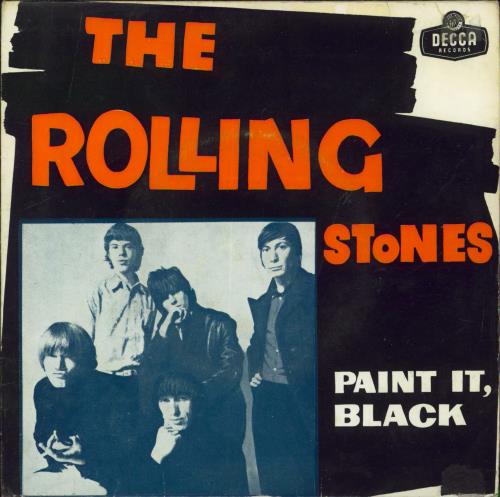 The Rolling Stones Paint It, Black 7" vinyl single (7 inch record / 45) Portuguese ROL07PA825848