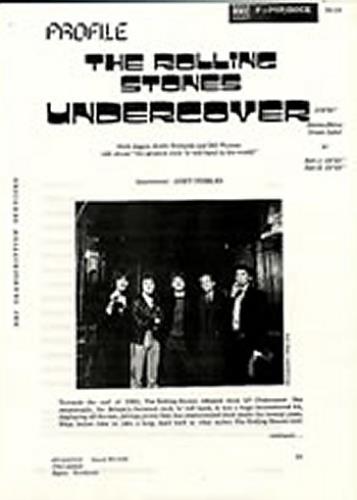 The Rolling Stones Profile - Undercover 2-LP vinyl record set (Double LP Album) UK ROL2LPR229214