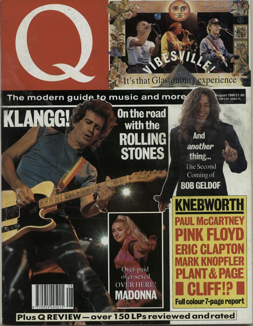 The Rolling Stones Q - August 1990 magazine UK ROLMAQA642671