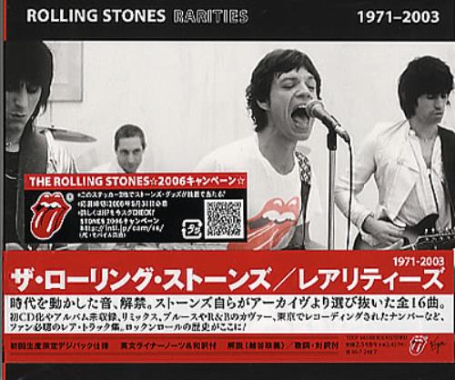 The Rolling Stones Rarities 1971 - 2003 CD album (CDLP) Japanese ROLCDRA340572