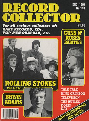 The Rolling Stones Record Collector - December 1991 magazine UK ROLMARE404780