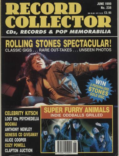 The Rolling Stones Record Collector - June 1999 magazine UK ROLMARE681399