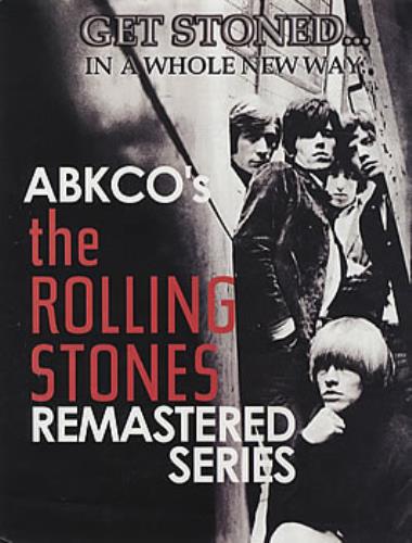 The Rolling Stones Remastered Series handbill UK ROLHBRE314828