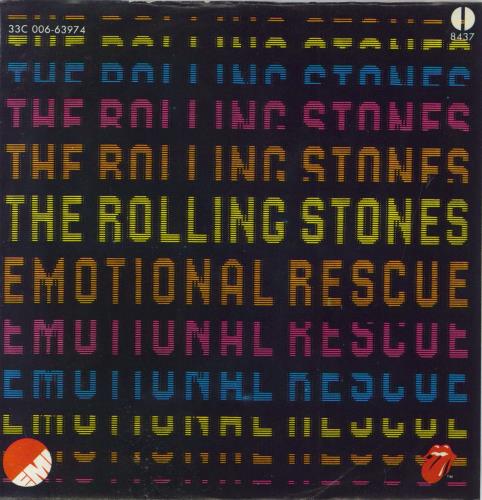 The Rolling Stones Rescate Emocional - Emotional Rescue 7" vinyl single (7 inch record / 45) Mexican ROL07RE111841