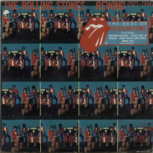 The Rolling Stones Rewind 1971 - 1984 vinyl LP album (LP record) Colombian ROLLPRE634389