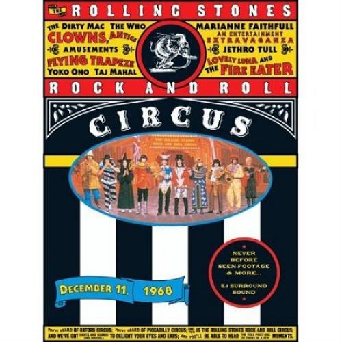 The Rolling Stones Rock And Roll Circus DVD UK ROLDDRO302659