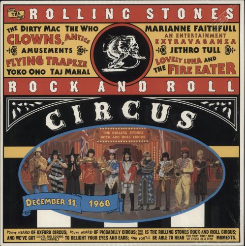 The Rolling Stones Rock And Roll Circus laserdisc / lazerdisc US ROLLZRO876670