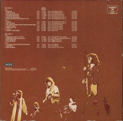 The Rolling Stones Rolled Gold Vol. 2 2-LP vinyl record set (Double LP Album) German ROL2LRO77752