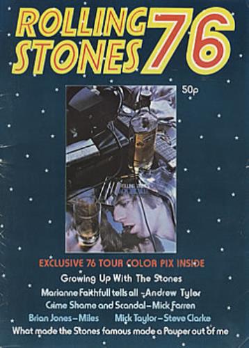 The Rolling Stones Rolling Stones 76 magazine UK ROLMARO313494