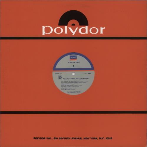 The Rolling Stones Rolling Stones Best Collection + Coaster vinyl LP album (LP record) Japanese ROLLPRO865651