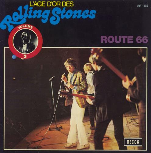 The Rolling Stones Route 66 7" vinyl single (7 inch record / 45) French ROL07RO83407