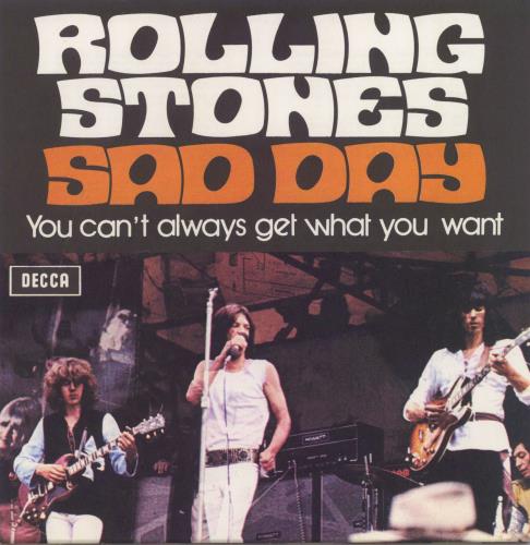 The Rolling Stones Sad Day - Gatefold Sleeve 7" vinyl single (7 inch record / 45) Italian ROL07SA131701