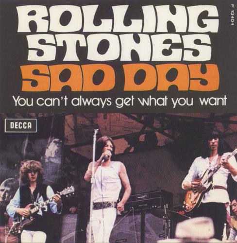 The Rolling Stones Sad Day - Gatefold Sleeve 7" vinyl single (7 inch record / 45) Italian ROL07SA131701