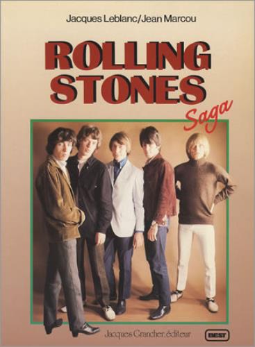 The Rolling Stones Saga - Autographed by Authors book French ROLBKSA377852
