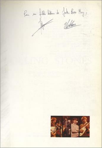 The Rolling Stones Saga - Autographed by Authors book French ROLBKSA377852