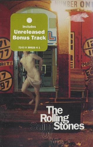 The Rolling Stones Saint Of Me cassette single US ROLCSSA106861