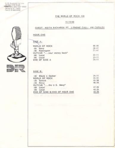 The Rolling Stones Scott Muni's World Of Rock 4-LP vinyl album record set US ROL4LSC251888