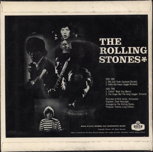 The Rolling Stones She Said Yeah - 2nd 7" vinyl single (7 inch record / 45) Australian ROL07SH211998