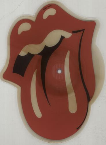 The Rolling Stones She Was Hot - Tea-stained shaped picture disc (picture disc vinyl record) UK ROLSHSH571764