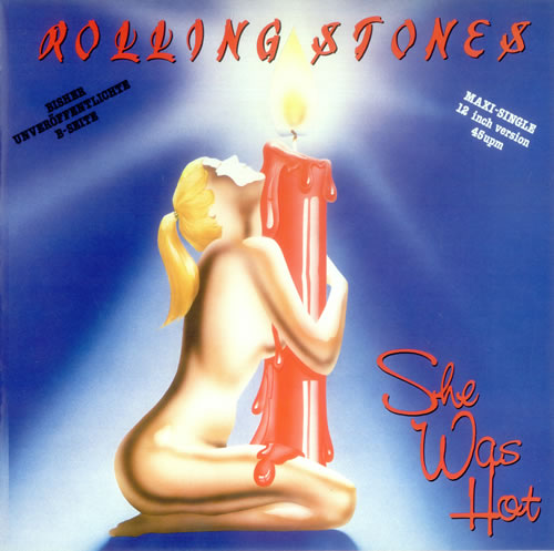 The Rolling Stones She Was Hot - White Label Test Pressing 12" vinyl single (12 inch record / Maxi-single) German ROL12SH324135