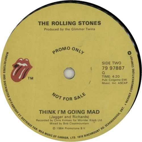 The Rolling Stones She Was Hot 7" vinyl single (7 inch record / 45) Canadian ROL07SH69593