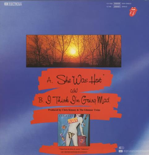 The Rolling Stones She Was Hot 12" vinyl single (12 inch record / Maxi-single) German ROL12SH78505