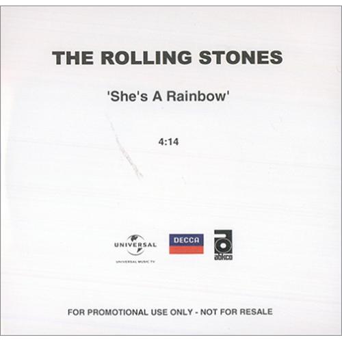 The Rolling Stones She's A Rainbow CD-R acetate UK ROLCRSH422221