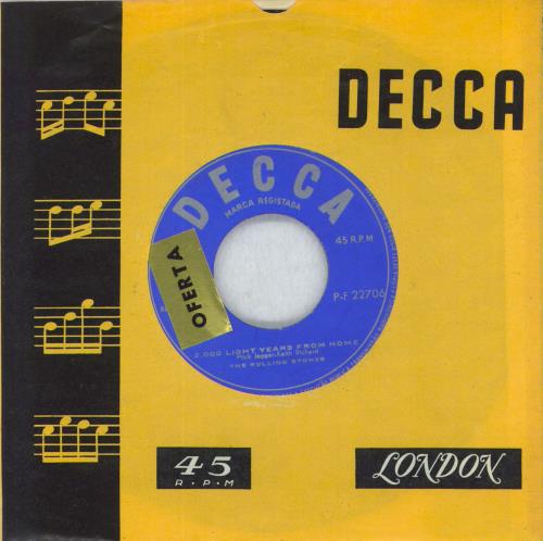 The Rolling Stones She's A Rainbow 7" vinyl single (7 inch record / 45) Portuguese ROL07SH825884