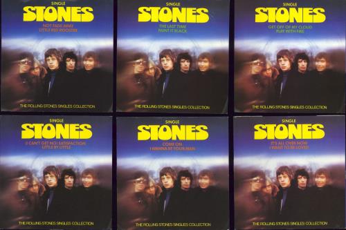 The Rolling Stones Single Stones - The Singles Collection - EX 7" vinyl single (7 inch record / 45) UK ROL07SI519216