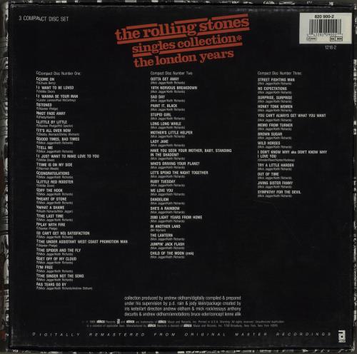 The Rolling Stones Singles Collection - The London Years - EX CD Album Box Set German ROLDXSI674154