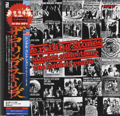 The Rolling Stones Singles Collection: The London Years + Obi 3-CD album set (Triple CD) Japanese ROL3CSI356902