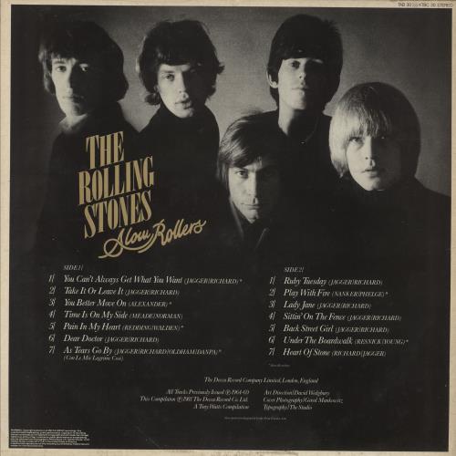The Rolling Stones Slow Rollers - EX vinyl LP album (LP record) UK ROLLPSL746161