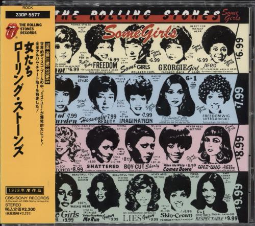 The Rolling Stones Some Girls + Obi CD album (CDLP) Japanese ROLCDSO774438