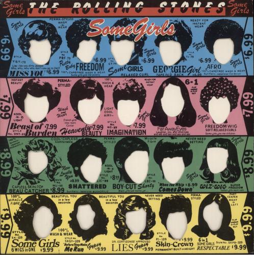 The Rolling Stones Some Girls - 1st - B/P/G/Y - EX vinyl LP album (LP record) UK ROLLPSO878080