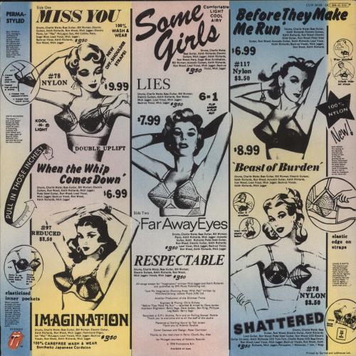 The Rolling Stones Some Girls - 1st - B/P/G/Y - EX vinyl LP album (LP record) UK ROLLPSO878080
