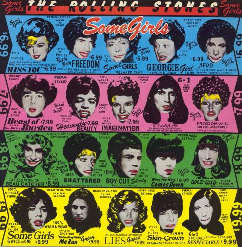 The Rolling Stones Some Girls - 1st - B/P/G/Y vinyl LP album (LP record) UK ROLLPSO601586